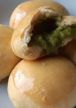 Foto resep Roti vla greentea