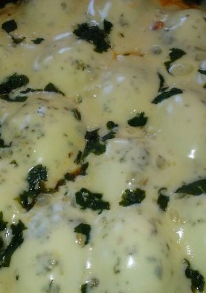 Una foto de Huevos con muzarella
