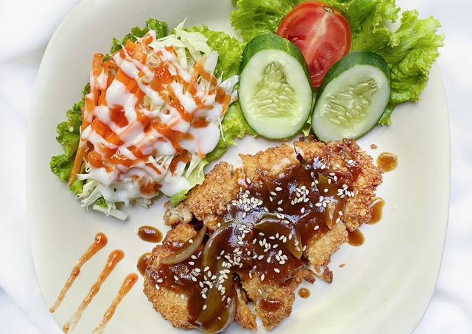 Resep Chicken Katsu Saus Teriyaki Oleh Pegy Shasqia Poetri Cookpad