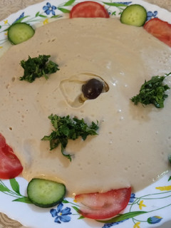 صورة لوصفة حمص بطحينة