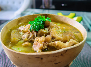Una foto de Sancocho de mondongo