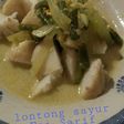 Lontong sayur sederhana