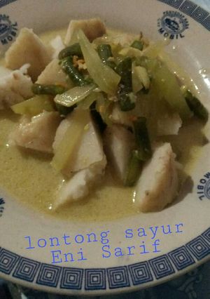 Foto resep Lontong sayur sederhana