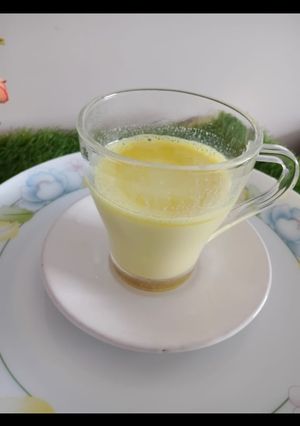 A picture of Golden milk immunity booster.