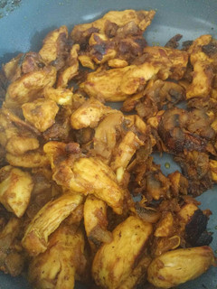 A picture of Chicken curry.