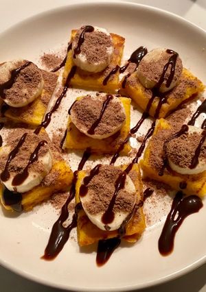 รูปของ Toast banana milo