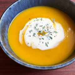 Pumpkin & Cauliflower Soup A picture of Pumpkin & Cauliflower Soup.