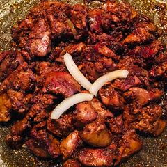 A picture of Chicken liver (my style.