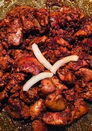 A picture of Chicken liver (my style.