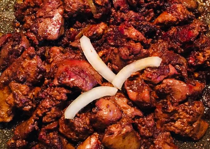 Steps to Make Homemade Chicken liver (my style