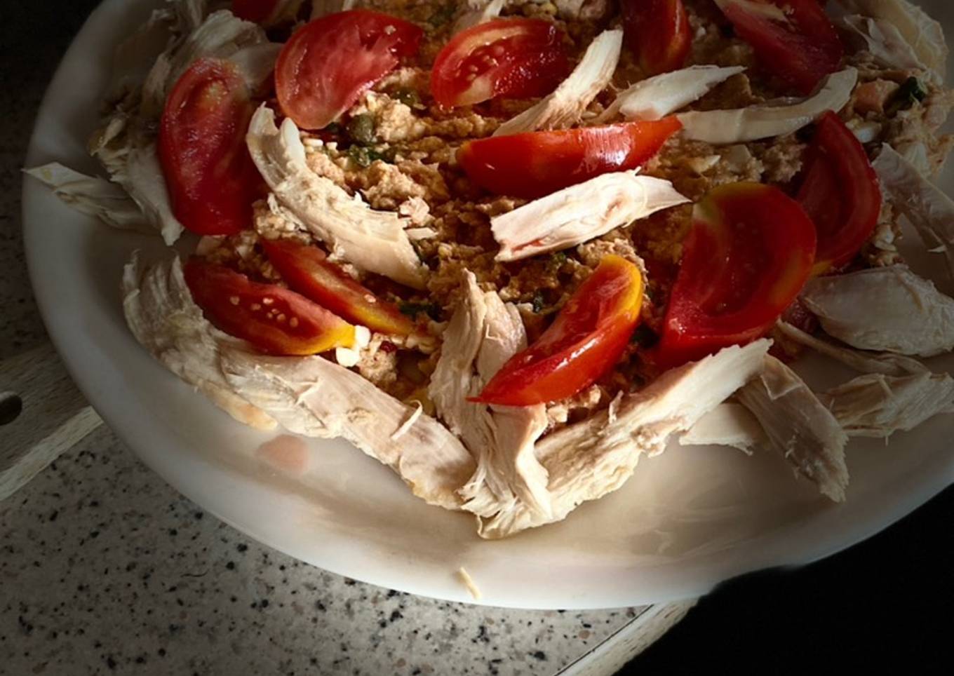 Poulet en reste
