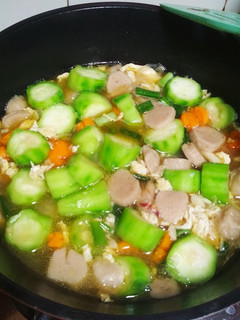 Foto resep Sup oyong bakso