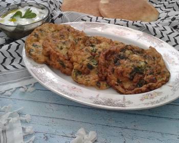 Ready to Serve Palestinian Cauliflower Fritters Mshat Delicious Perfect