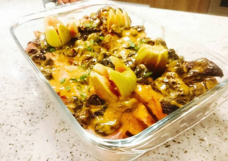 Lombo com Molho de Ameixa e Laranja