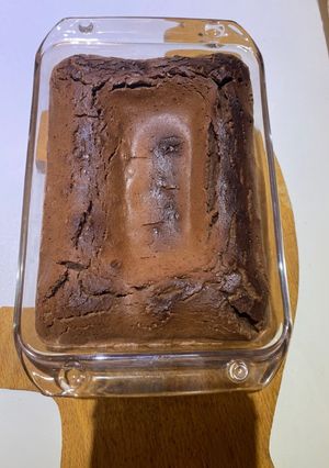 Una foto de Bizcocho de chocolate sin levadura y sin gluten