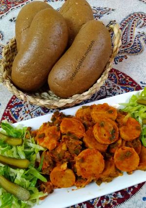عکسی از دستور خوراک هندی