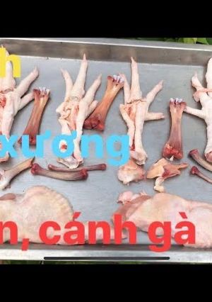 Hình của món Rút xương chân gà cánh gà.