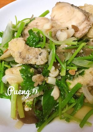 รูปของ ผัดขึ้นฉ่ายขาวไข่ปลา