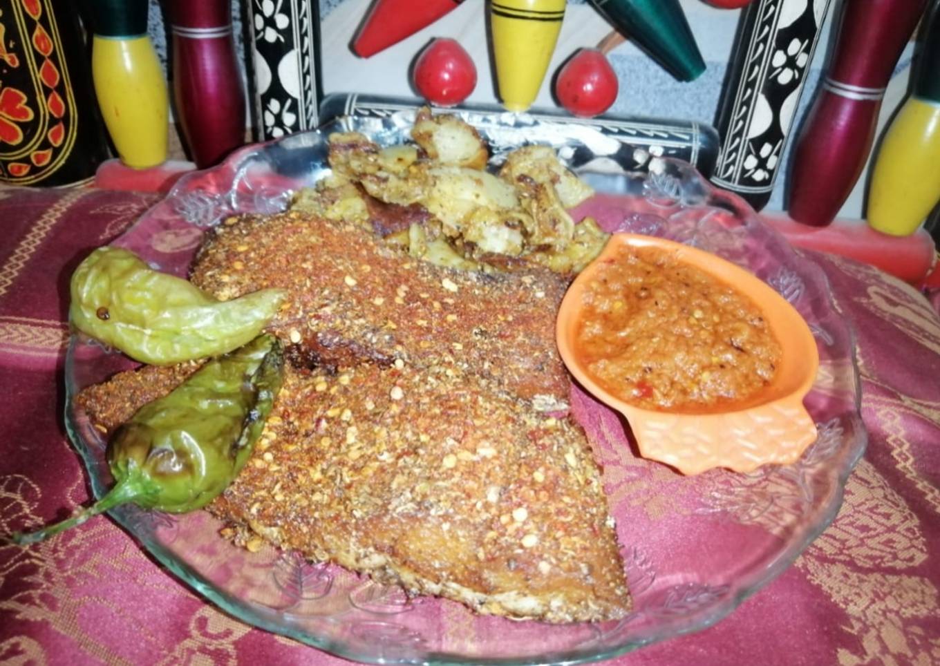 Memoni style fry fish
