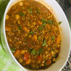A picture of Chickpea stew.