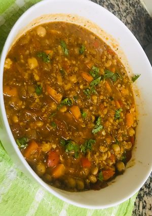 A picture of Chickpea stew.