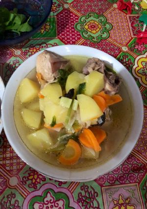 Foto resep Sup Ayam Kentang Wortel yummy🤤😁