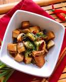 🌱 Đậu Hủ & Nấm Mỡ Kho Tương Chay (Vegan)