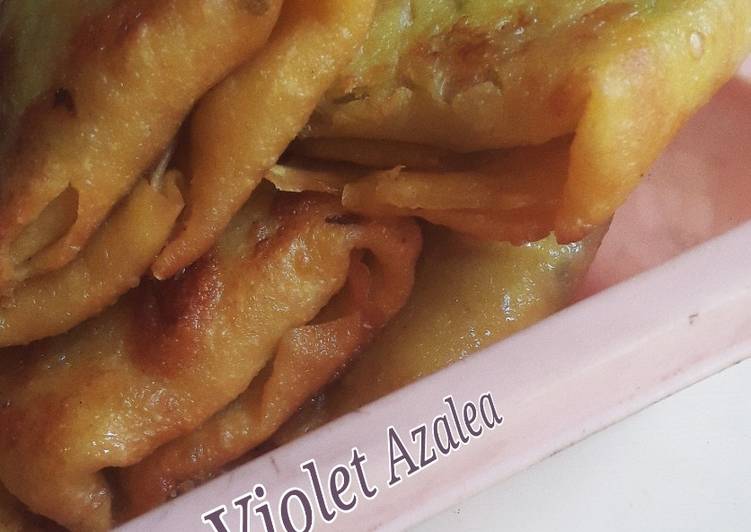 Langkah Mudah untuk Menyiapkan Aci Ngambay Isi Ayam ala Violet Azalea (Takaran Sendok), Lezat Sekali