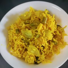 Lauki (Bottle gourd) Pulav A picture of Lauki (Bottle gourd) Pulav.