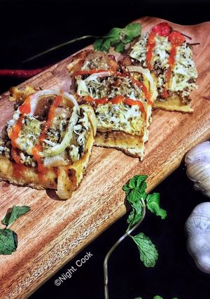 Foto resep Pizza Panggang Teflon (No Mixer, No Oven) 🍕🍕
