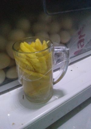 Hình của món Detox khóm chanh.