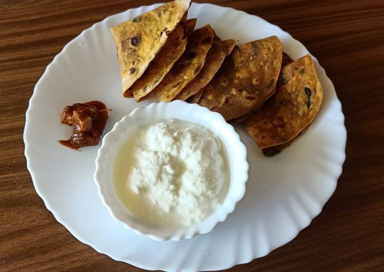 Recipe of Favorite Methi chapathi
