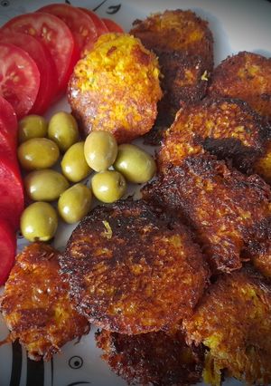 عکسی از دستور کوکو هویج با سیب زمینی