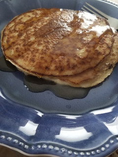 Una foto de Hot Cakes de plátano y avena