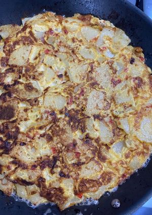 Una foto de Tortilla de papas sana