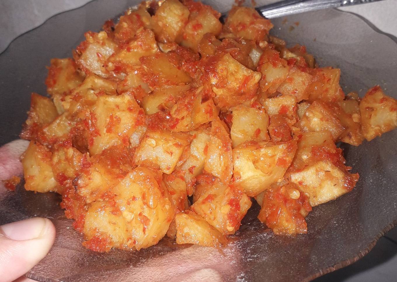 106. Sambal goreng kentang sederhana