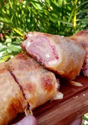 Una foto de Roll de Jamón y Queso