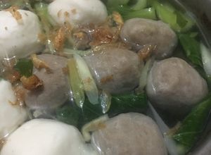 Foto resep Kuah bakso daging sapi simpel ala fe
