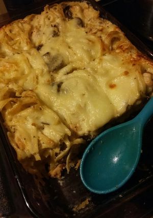 A picture of Easy Alfredo Bake.