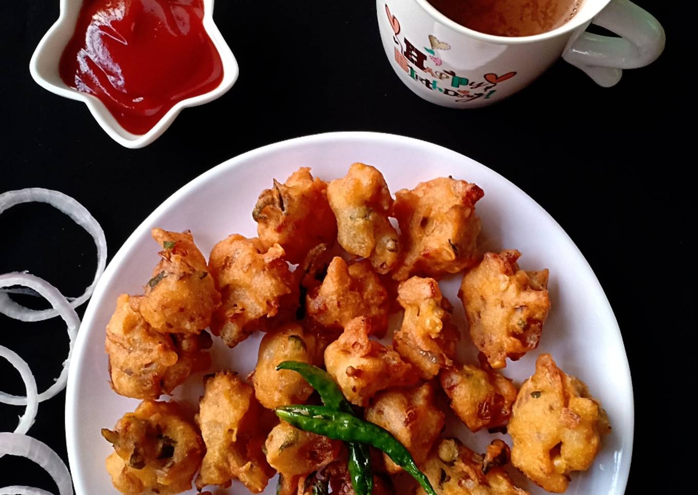 Masoor dal Pakoda