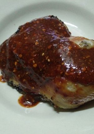 รูปของ ไก่ย่างนมสดซอสหม่าล่า
