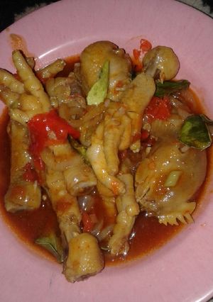 Foto resep Ceker mercon pedas manis asam