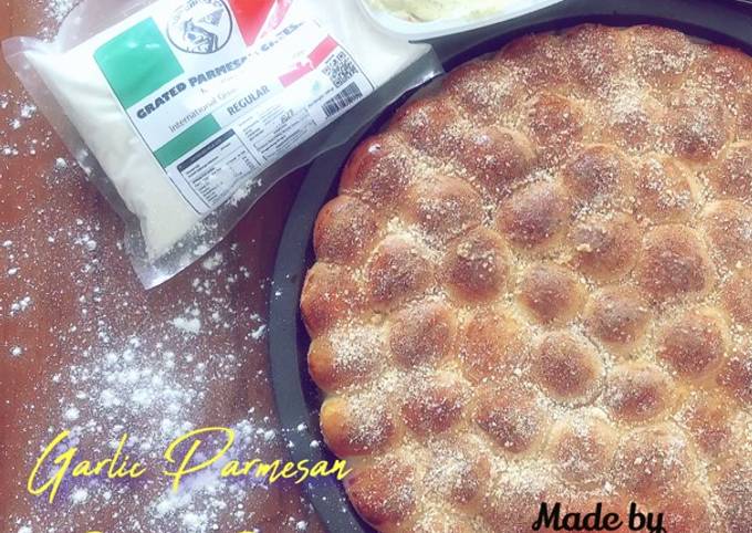 Resep Garlic Parmesan Bubble bread, Lezat