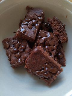 Mikrós brownie recept fotója