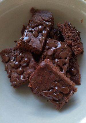Mikrós brownie recept fotója