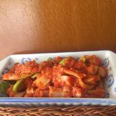 A picture of Cumi Petai Balado.