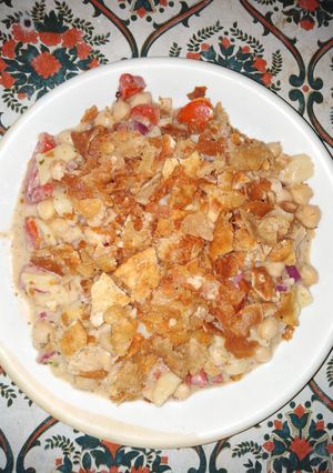 A picture of Chana Chat.