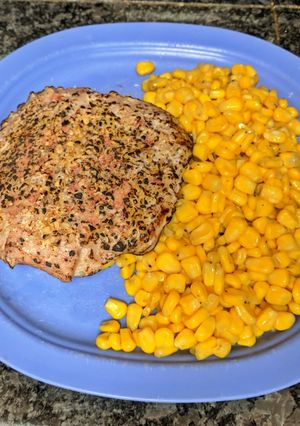 A picture of Garlic sous vide Pork Chops Instant Pot IP.