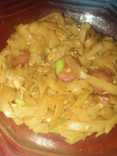 Foto resep Kwetiau Goreng Sosis Telur