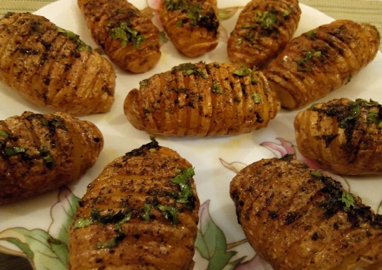 Recipe of Homemade Hasselback roasted Potatoes